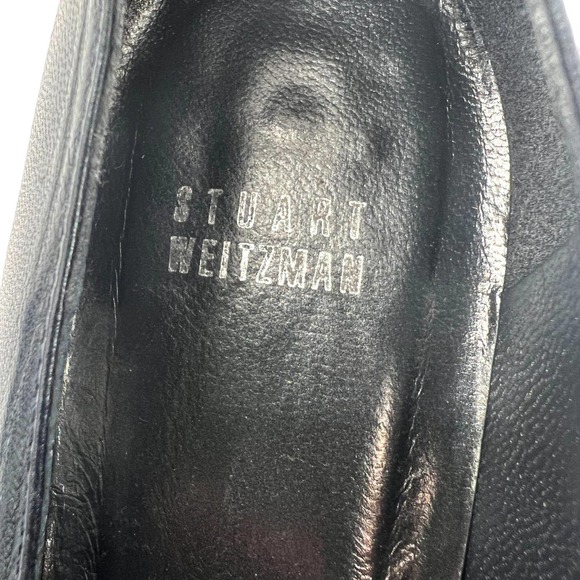 Stuart Weitzman Black Leather Pump Size 8 EUC - Picture 12 of 14